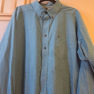 Teal Ariat button up shirt